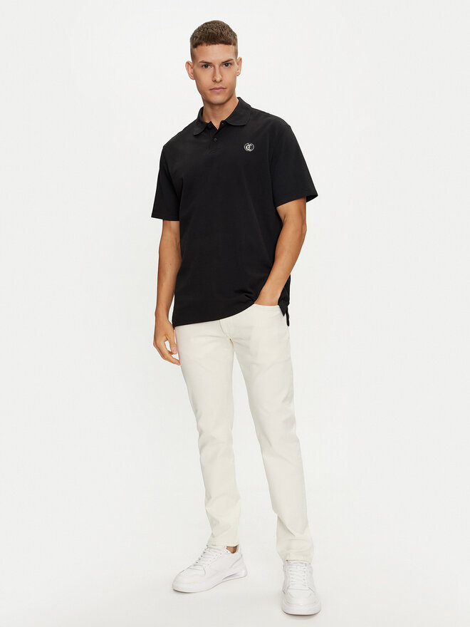 Just Cavalli Just Cavalli Polo 76OAGG23 Μαύρο Regular Fit