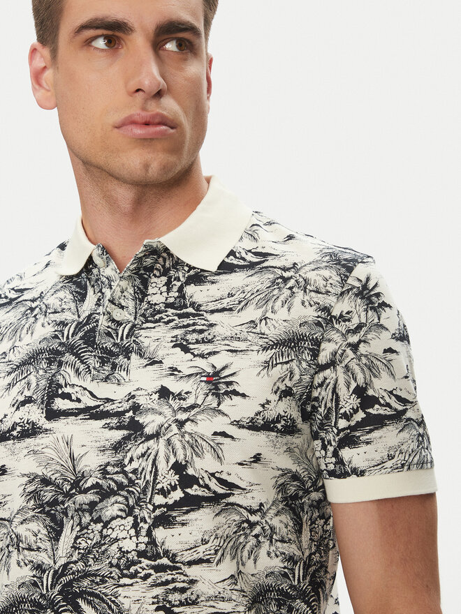 Tommy Hilfiger Tommy Hilfiger Поло MW0MW38475 Бежевий Regular Fit