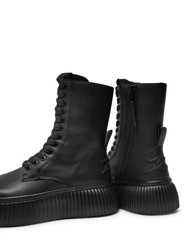 KARL LAGERFELD Polokozačky KARL LAGERFELD KL42364 Černá