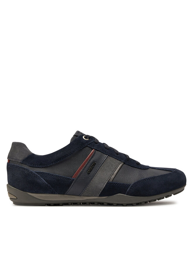 Geox Sneakersy Geox U Wells C U52T5C 022ME CF47J Granatowy