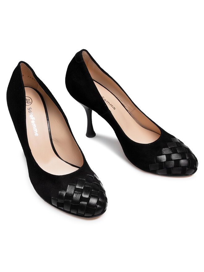 Solo Femme Lodičky Solo Femme 98506-01-020/A19-04-00 Černá