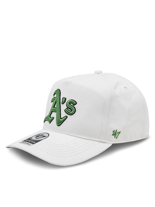 47 Brand Kšiltovka 47 Brand Mlb Oakland Athletics Sure Shot ’47 Hitch BCPTN-SRSHT18GWP-WH00 Bílá