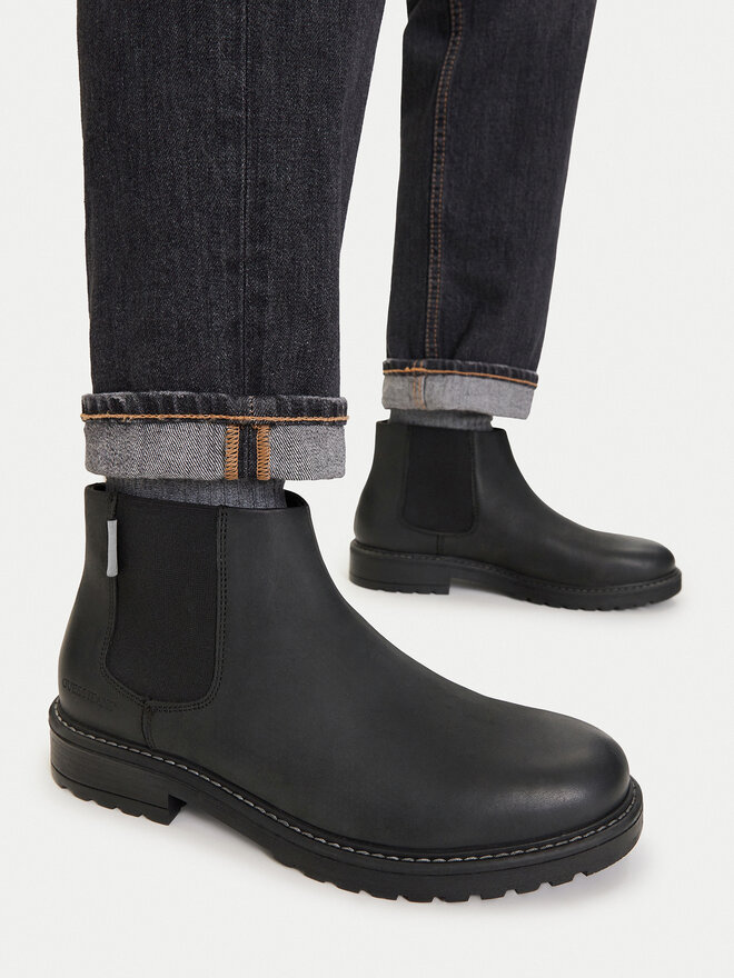 Guess Jeans Klassische Stiefeletten Guess Jeans CEO-ARMY-23 MI08 Schwarz