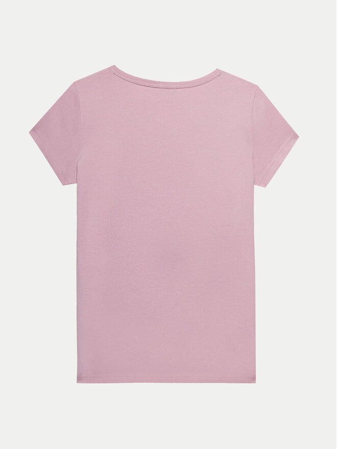 4F 4F Marškinėliai 4FWSS24TTSHF1163 Rožinė Slim Fit