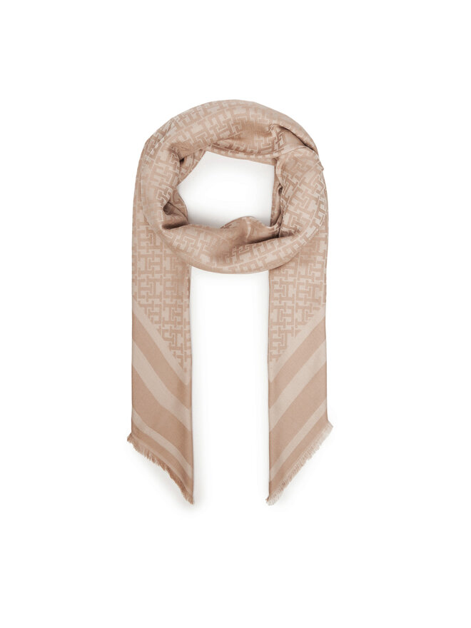 Tommy Hilfiger Φουλάρι Tommy Hilfiger Monogram AW0AW17493 Μπεζ