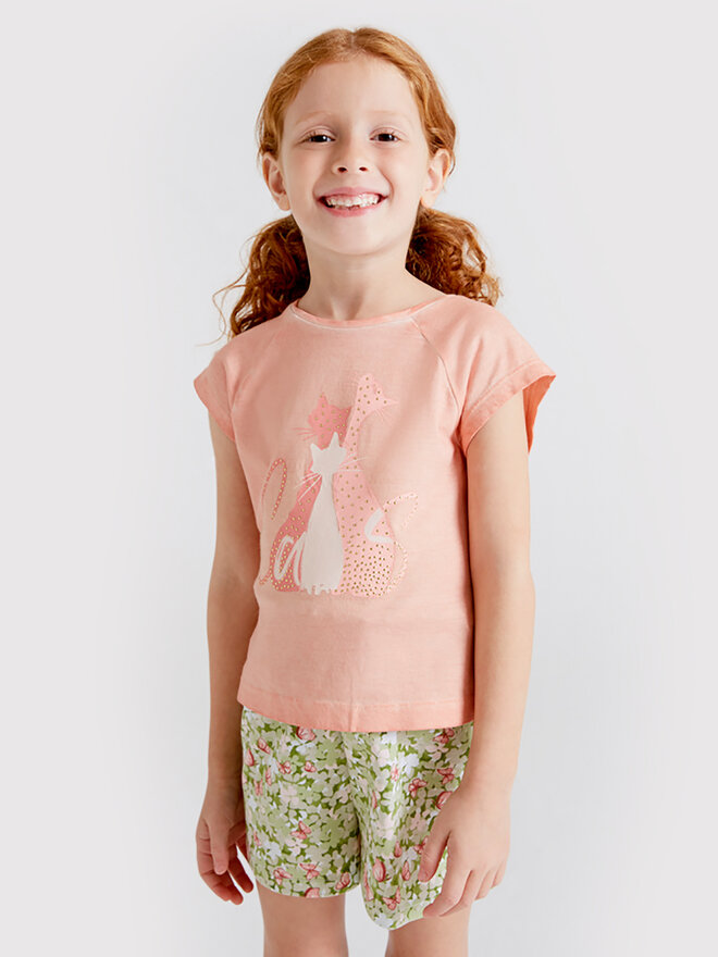 Mayoral Mayoral Camiseta 3043 Rosa Regular Fit