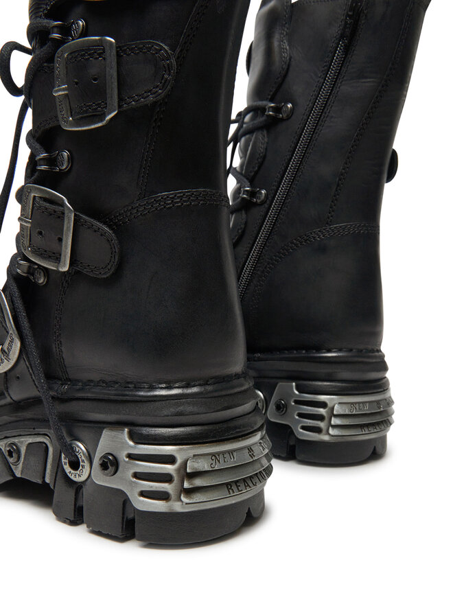 NEW ROCK Glany NEW ROCK M-373-S4 Czarny