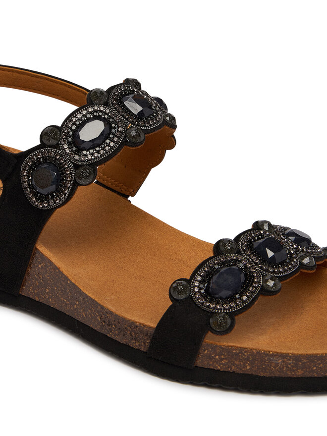 Scholl Босоніжки Scholl Zanzibar MF00804 Чорний
