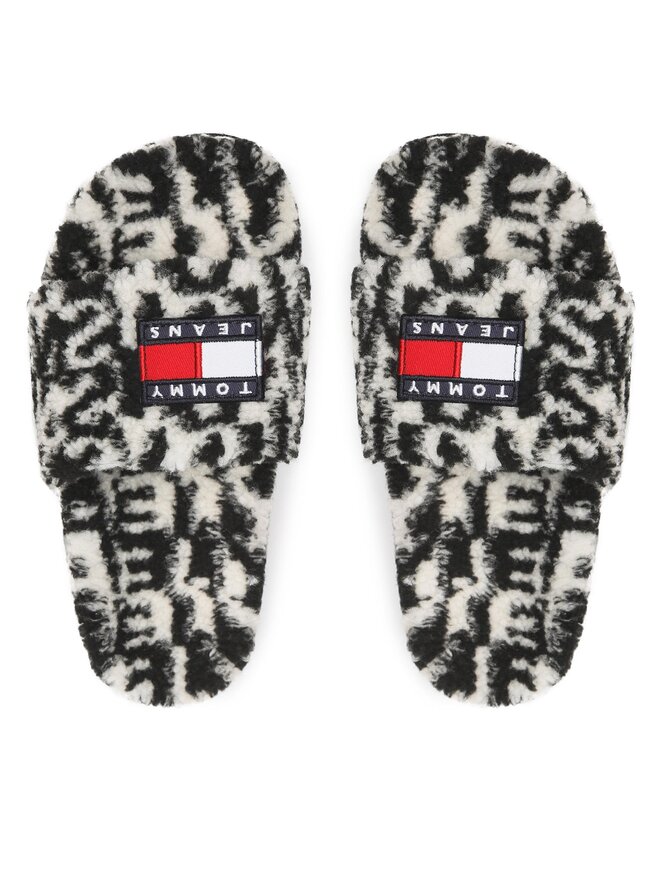 Tommy Jeans Bačkory Tommy Jeans Slipper EN0EN02041 Černá