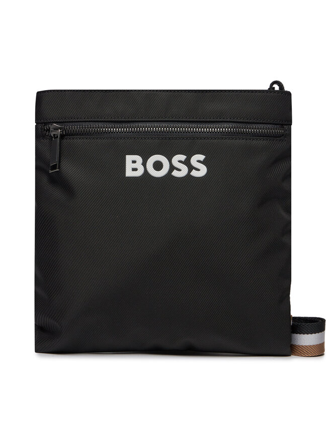 Плоска сумка BOSS Catch 3.0 Envelope 50511930 Чорний | evzuttya.com.ua
