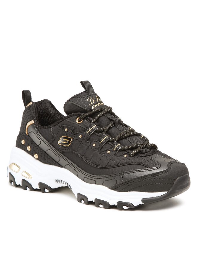 Skechers Snīkeri Skechers Ladies Night 149267/BKGD Melns