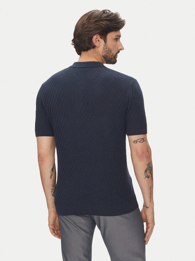 Pierre Cardin Pierre Cardin Poloshirt C5 51314.5094 Dunkelblau Slim Fit
