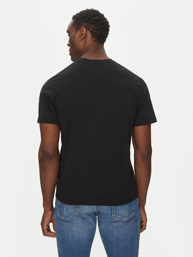 Save The Duck Save The Duck T-Shirt DT1197M BESY20 Schwarz Regular Fit
