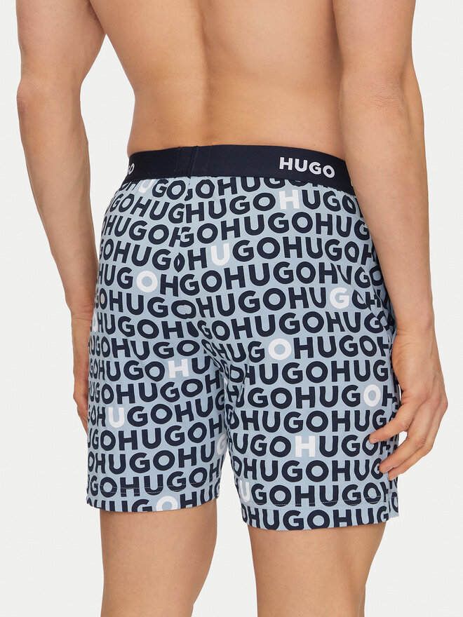 HUGO HUGO Pyjamashorts Tortuga 50540086 Blau Regular Fit