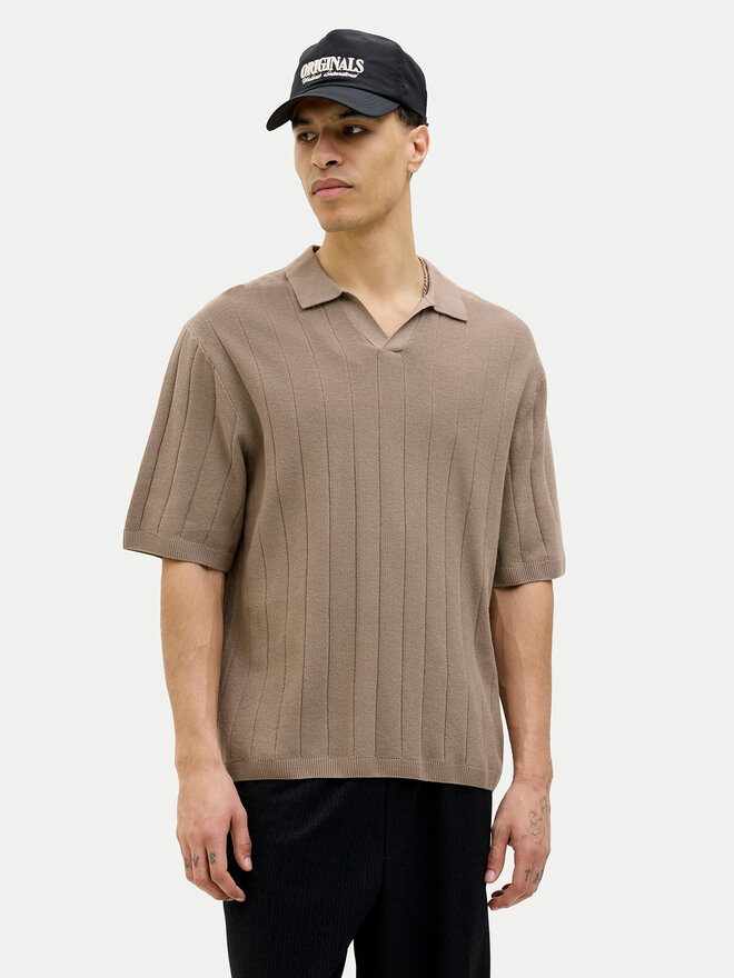 Jack & Jones Jack & Jones Poloshirt Varenna 12272578 Beige Relaxed Fit