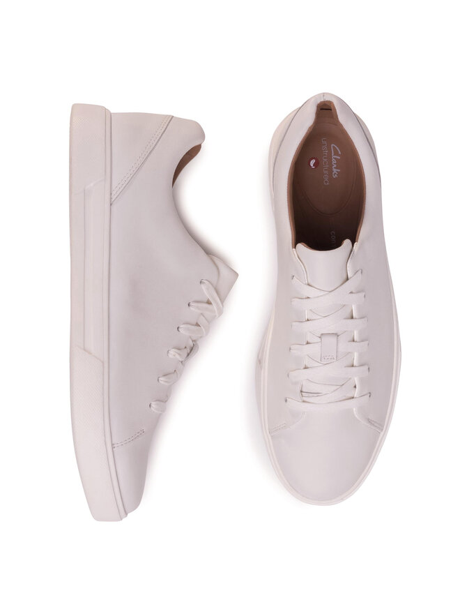 Clarks Sneakersy Clarks Un Costa Lace 261401647 Bílá