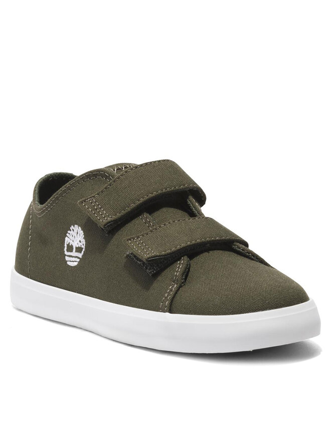 Timberland Πάνινα παπούτσια Timberland Newport Bay Low Hook & Loop Sneaker TB0A66U9EZ91 Χακί