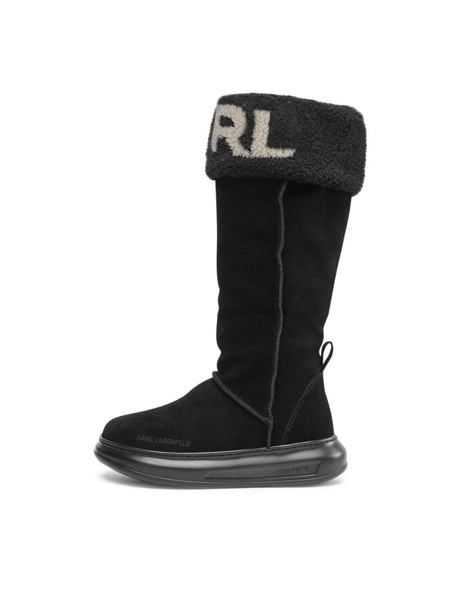KARL LAGERFELD Čižmy KARL LAGERFELD KL44582 Čierna