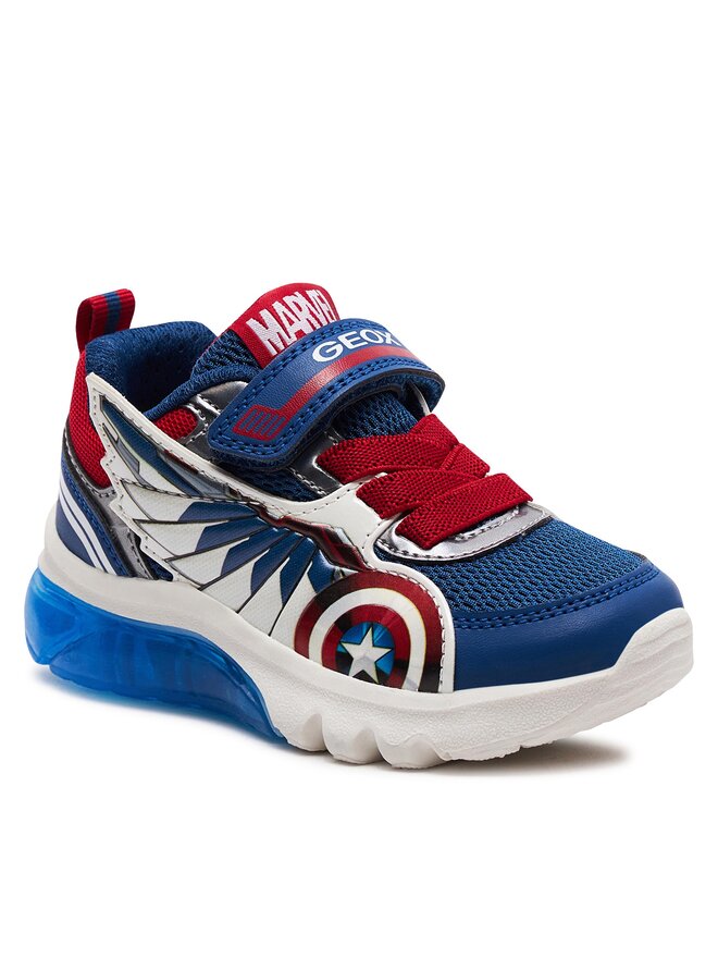 Geox Сникърси Geox J Ciberdron Boy J45LBB 01454 C0200 M Син
