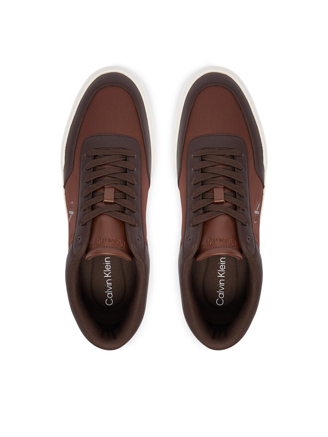 Calvin Klein Sneakers Calvin Klein Chunky Cups Laceup Ox Mix Mat HM0HM02326 Braun