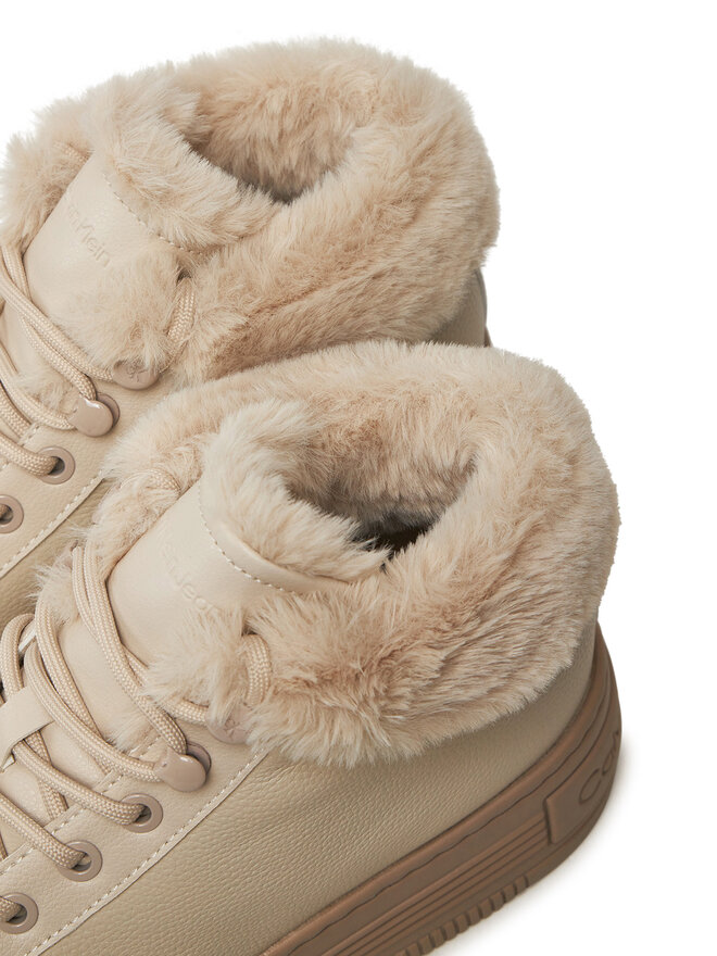 Calvin Klein Jeans Ботильйони Calvin Klein Jeans Bold Platf Low Laceup Mg YW0YW01590 Бежевий