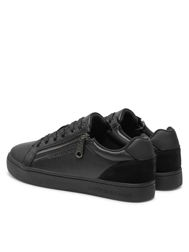 Calvin Klein Jeans Sneakersy Calvin Klein Jeans Classic Cupsole Zip Low In YM0YM01254 Czarny