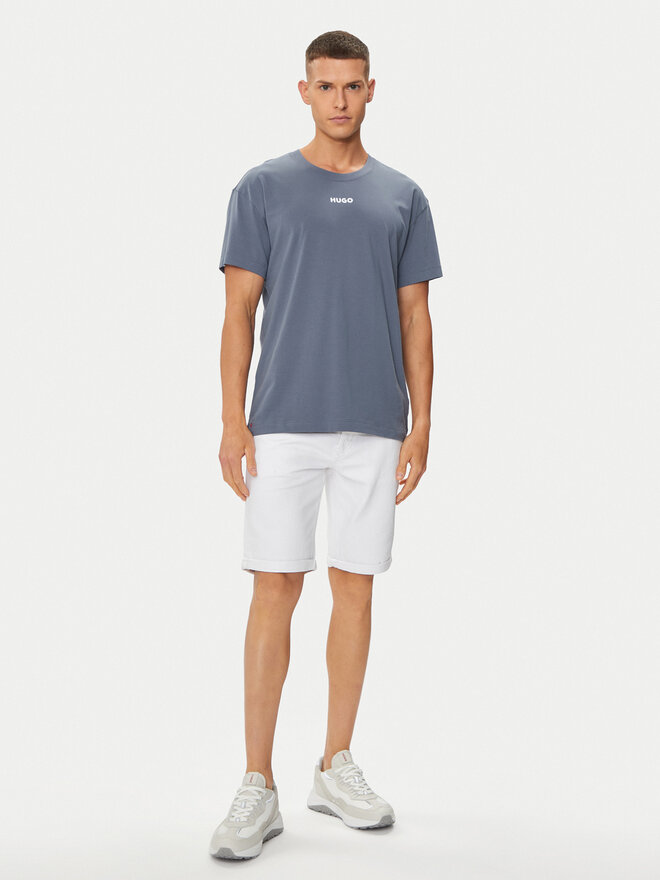 HUGO HUGO Camiseta Linked 50518646 Azul Relaxed Fit