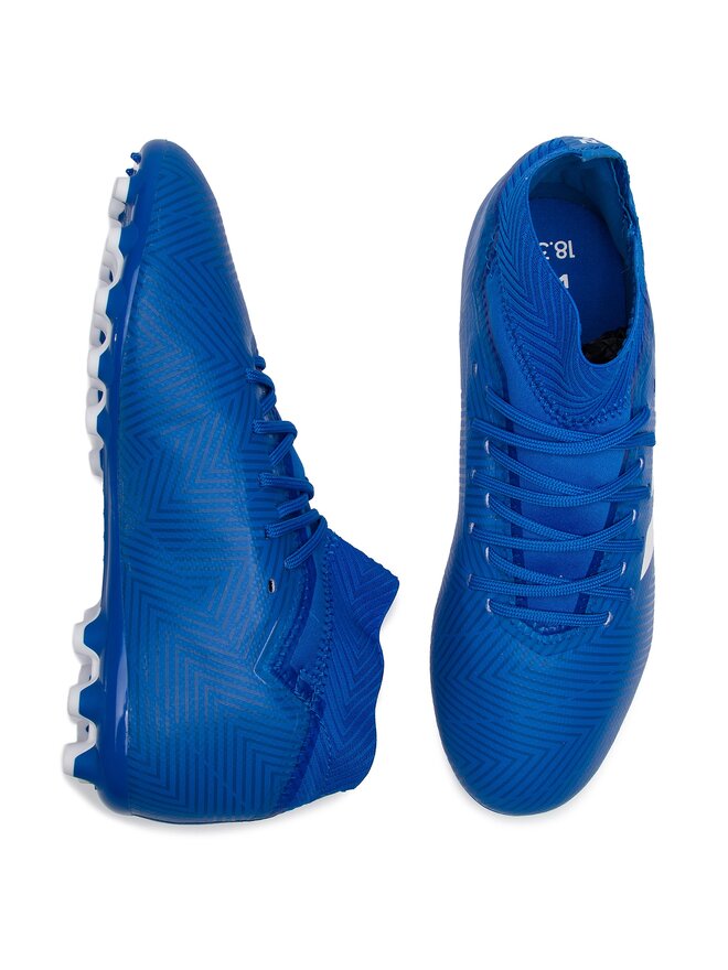 Chaussures de football adidas Nemeziz 18.3 Ag J CG7164 Bleu fr.eschuhe.ch