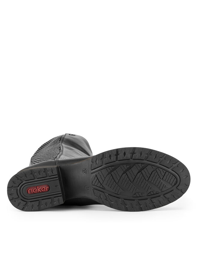 Rieker Kozačky Rieker Z9591-00 Černá