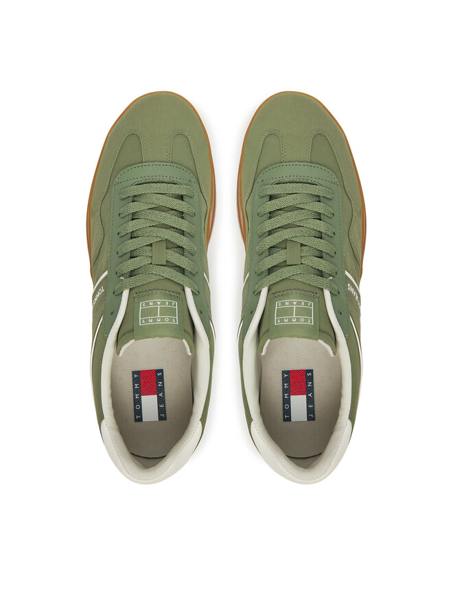 Tommy Jeans Sneakers Tommy Jeans The Greenwich Mix Media EM0EM01586 Grün