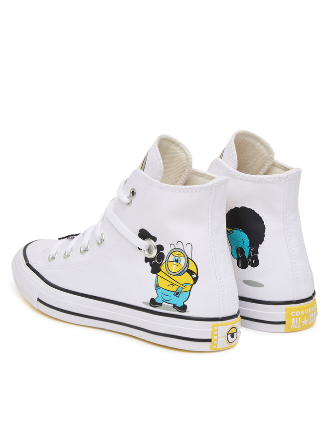 Converse Sneakers aus Stoff Converse Minions Chuck Taylor All Star A21403C Weiß