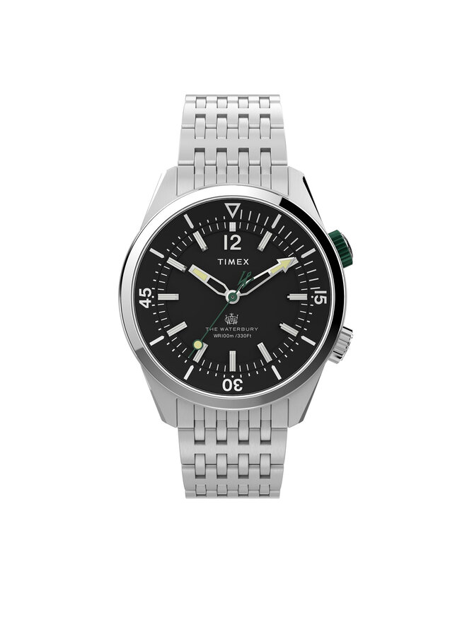 Timex Годинник Timex Waterbury TW2V49700 Срібний