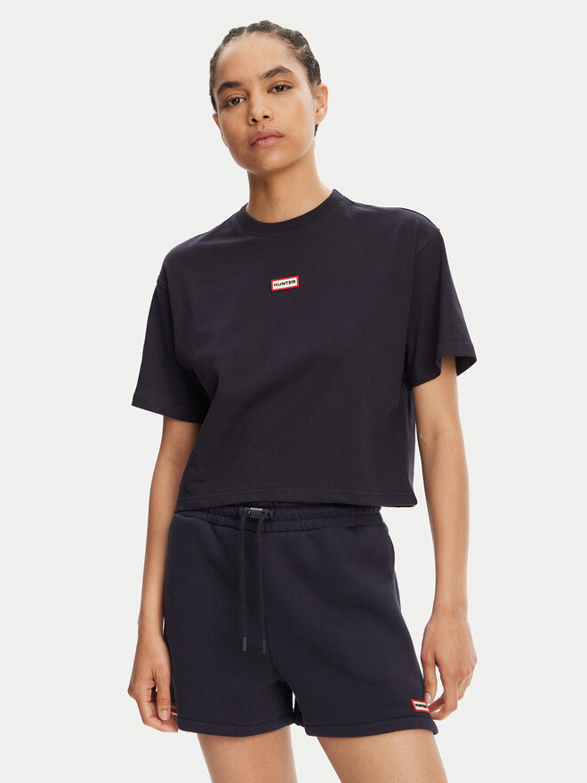 Hunter Hunter Футболка Leona HARW0070251 Cиній Boxy Fit