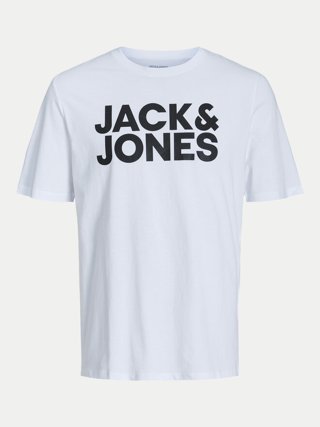 Jack&Jones Jack&Jones Póló Corp Logo 12151955 Fehér Standard Fit