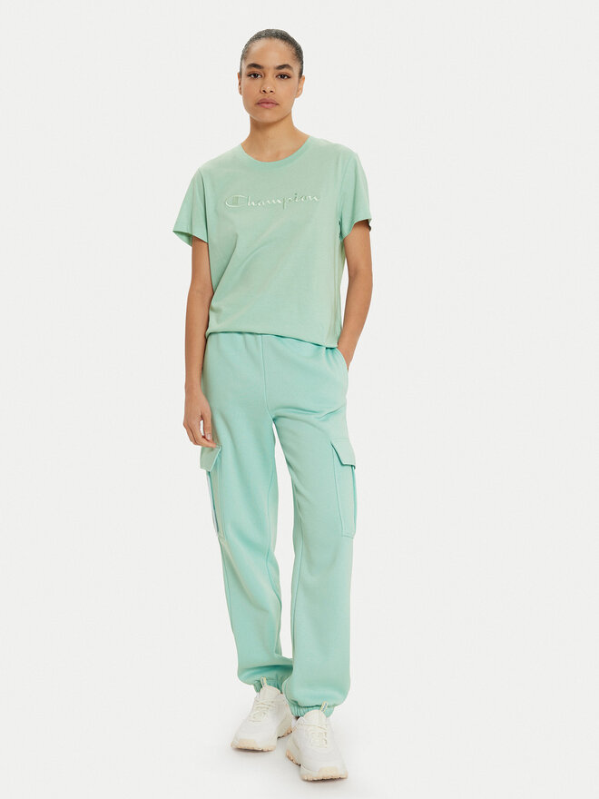 Champion Champion Футболка 117650 Зелений Slim Fit