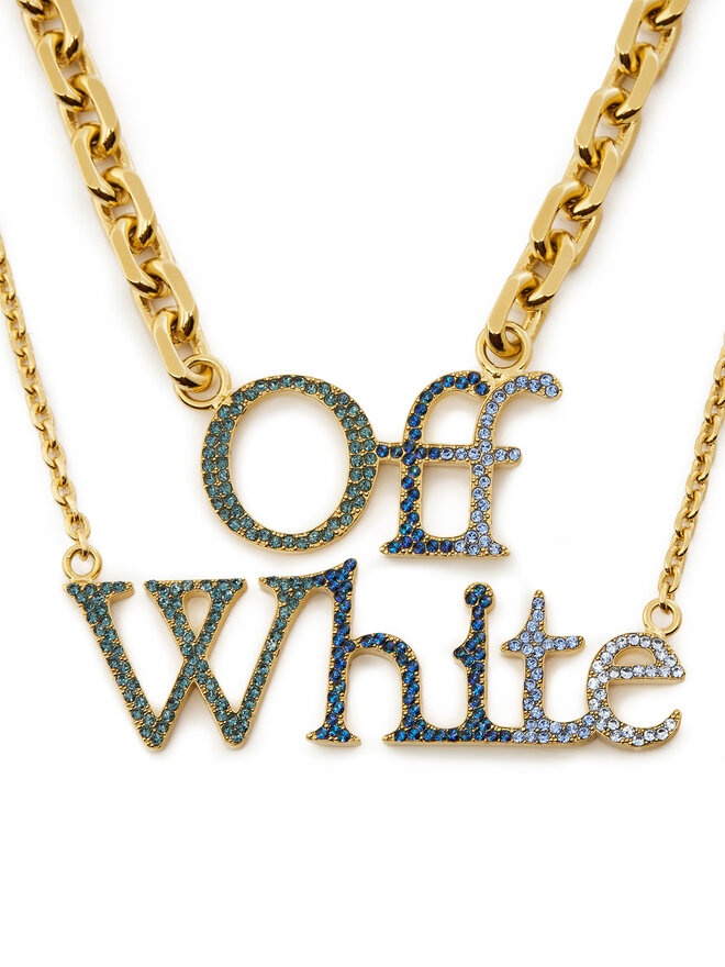Off-White Collar Off-White OWOB097S23MET0028445 Oro