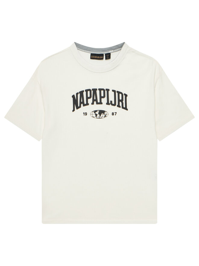 Napapijri Napapijri Camiseta S-Inot NP0A891F M Écru Regular Fit