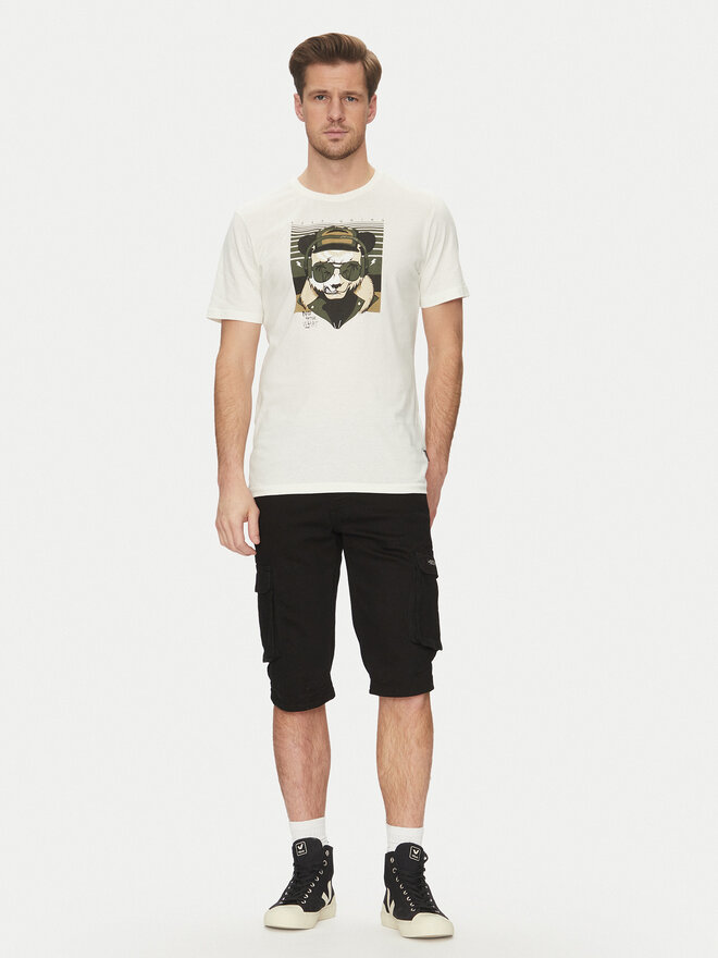 Blend Blend Camiseta 20717766 Blanco Regular Fit