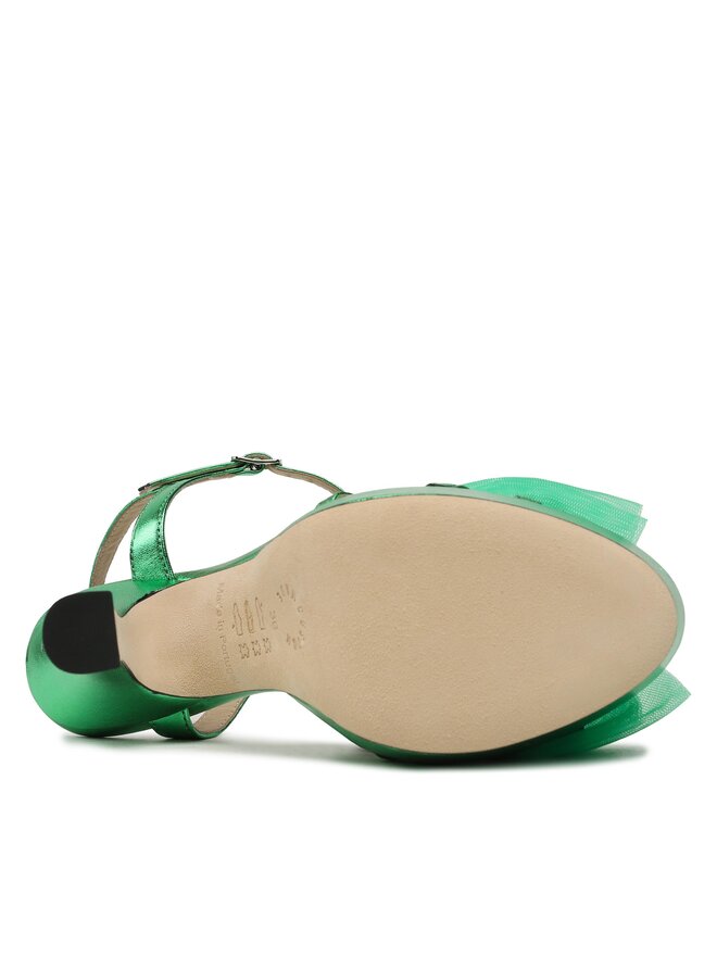 Custommade Sandale Custommade Arlina Metallic Bow 999624047 Verde