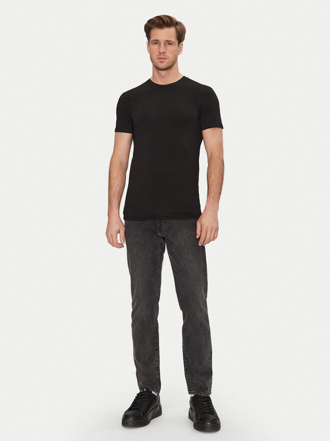 Resteröds Resteröds 2er-Set T-Shirts 27040 2 Schwarz Slim Fit