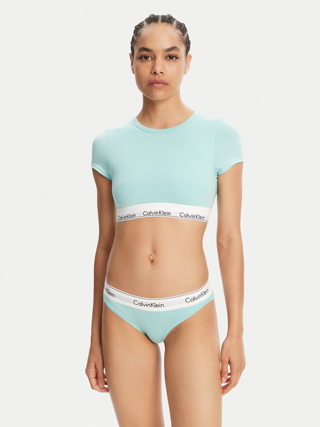 Calvin Klein Underwear Calvin Klein Underwear Футболка LV00QF7213 Зелений Slim Fit
