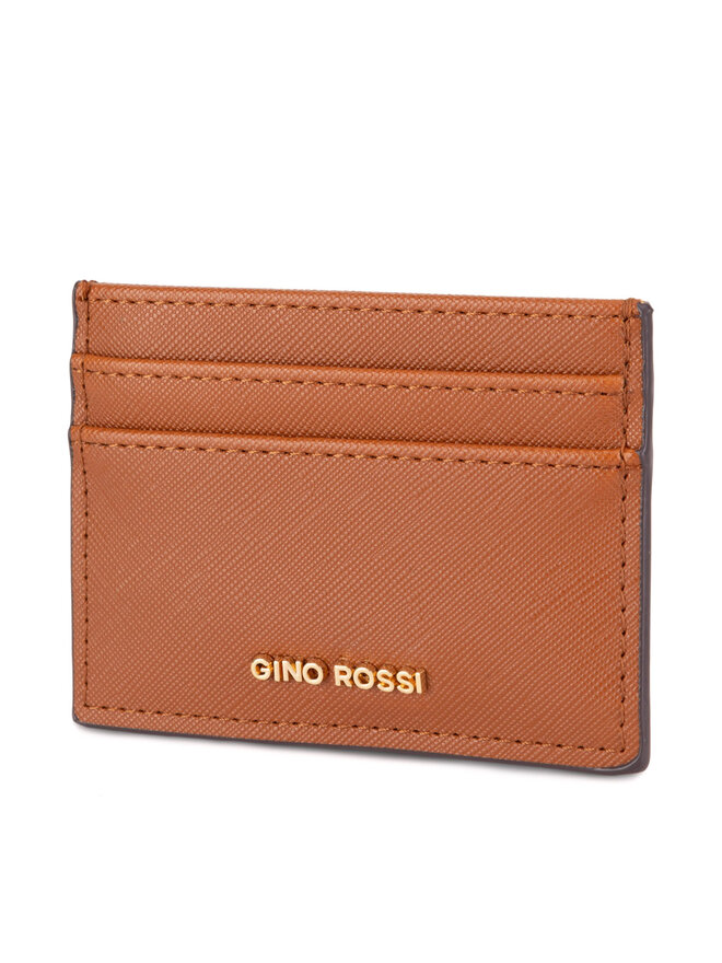 Gino Rossi Etui na karty kredytowe Gino Rossi QYL0023 Brązowy
