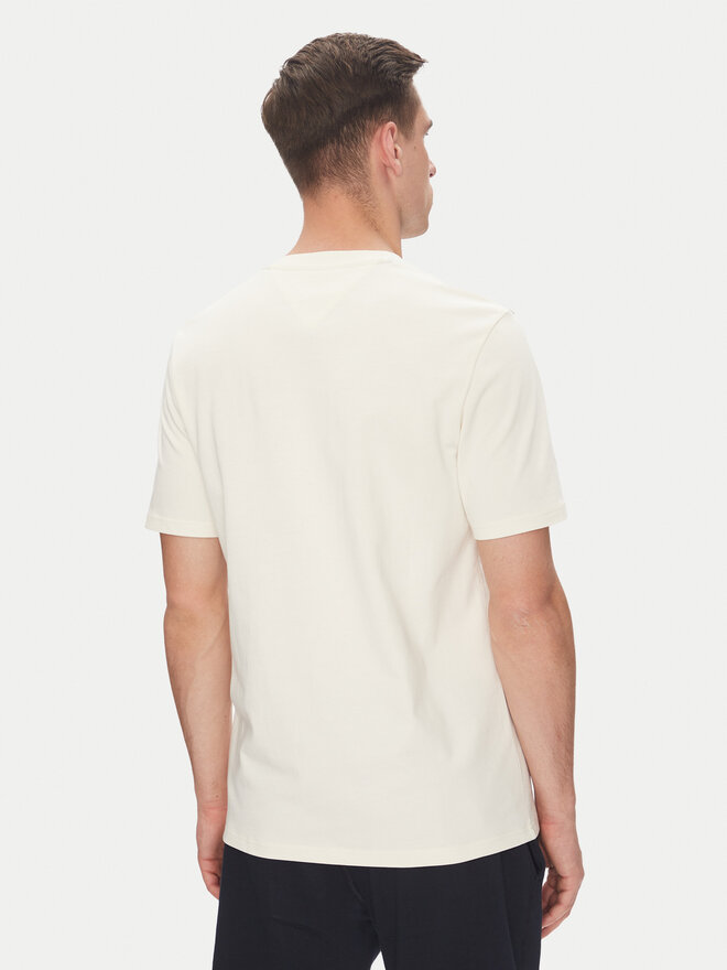 Tommy Hilfiger Tommy Hilfiger Camiseta American Monotype MW0MW39843 Écru Regular Fit