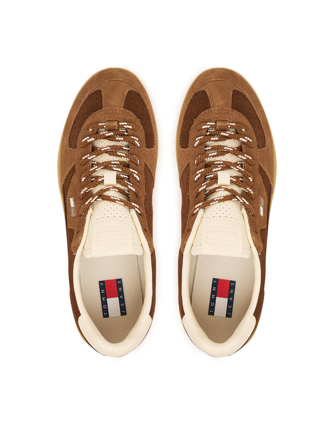 Tommy Jeans Sneakers Tommy Jeans Mu The Greenwich Edge Suede EN0EN03050 Braun