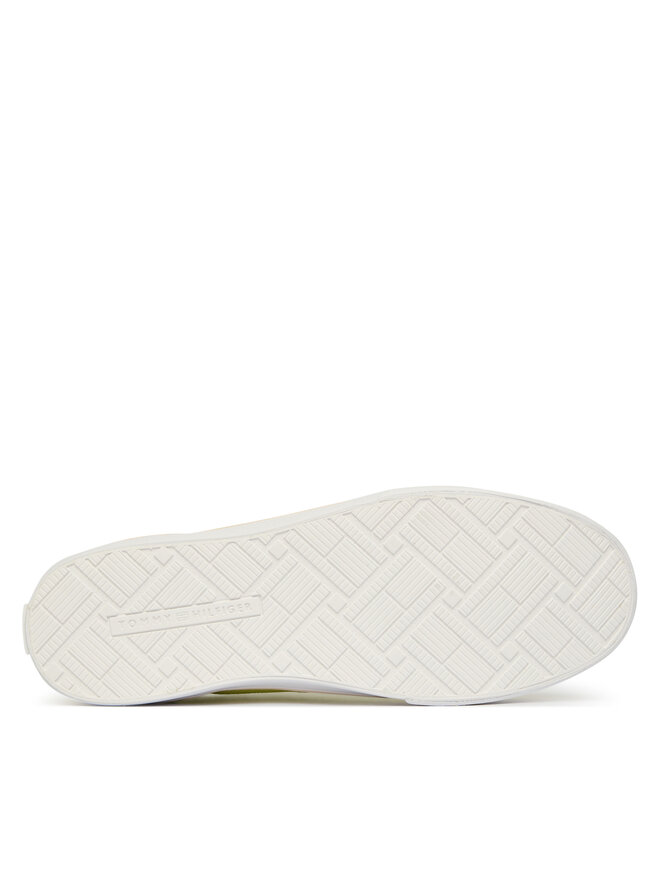 Tommy Hilfiger Sneakers aus Stoff Tommy Hilfiger Th Low Profile Vulc Canvas FW0FW09102 Gelb