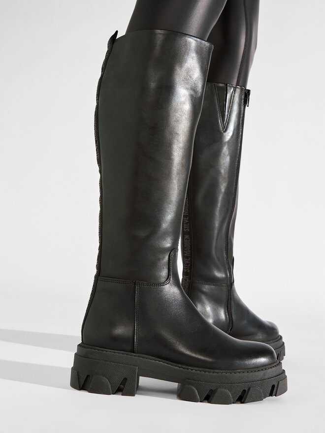 Steve Madden Μπότες πάνω από το γόνατο Steve Madden Mana SM11001688-03001-017 Μαύρο