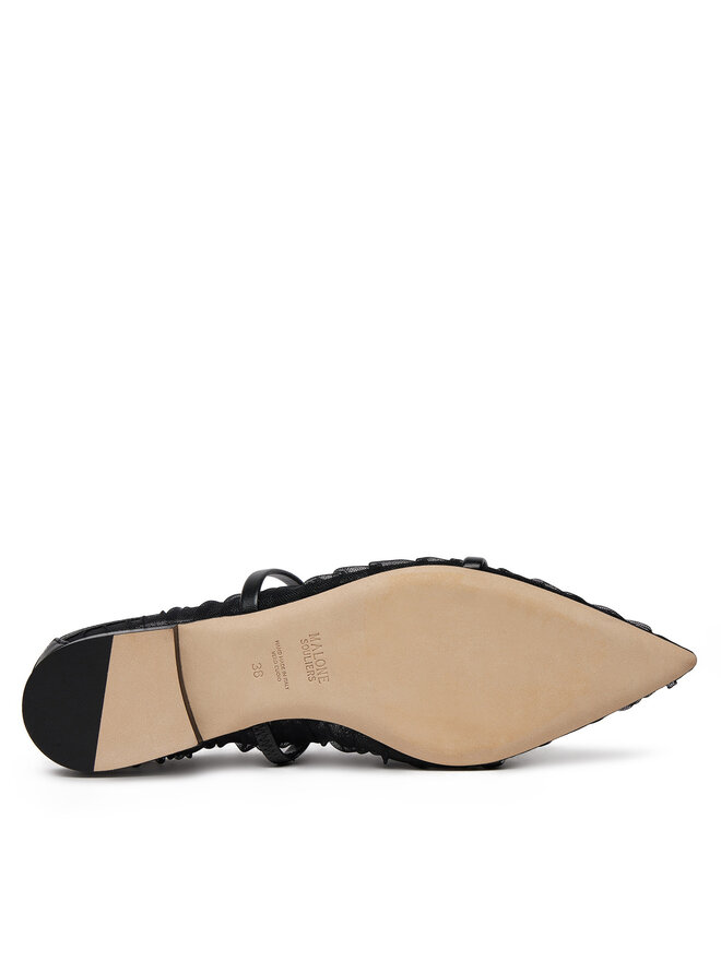 MALONE SOULIERS Şlapi MALONE SOULIERS Maureen Flat 336 Negru