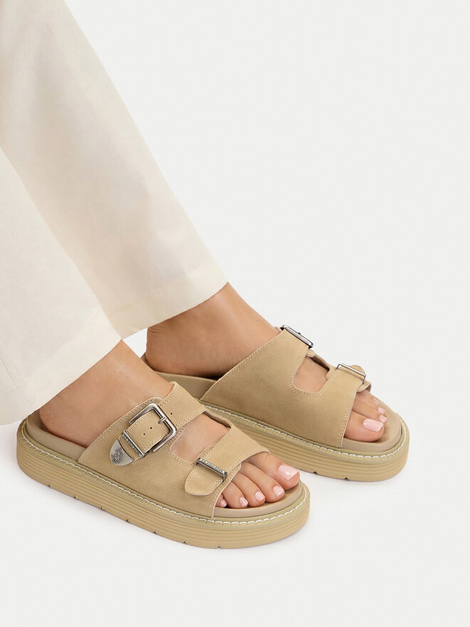 U.S. Polo Assn. Шльопанці U.S. Polo Assn. EO-TANIA001W/6S1 Бежевий