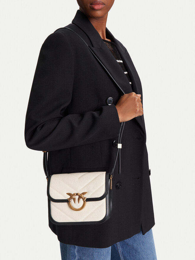 PINKO Soma PINKO Love Box Bag Fl Mini PE 25 PLTT 104297 A2C7 Bēšs
