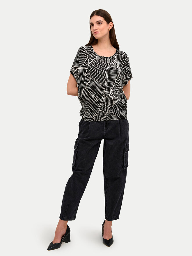 Kaffe Kaffe T-Shirt Amber 10508257 Μαύρο Relaxed Fit